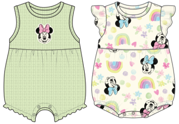 Disney Minnie Mouse Baby Girls 2PK Romper Set