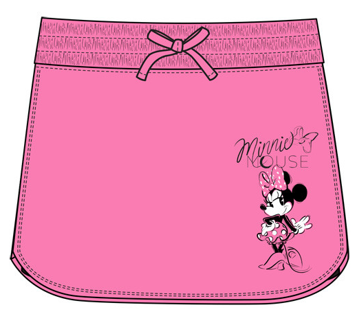Disney Youth Girls Skort Sketched Minnie Mouse Pink