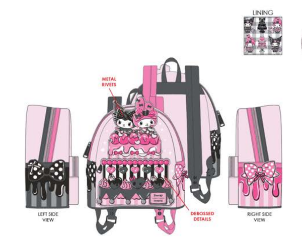 LF Sanrio My Melody And Kuromi Mini Backpack