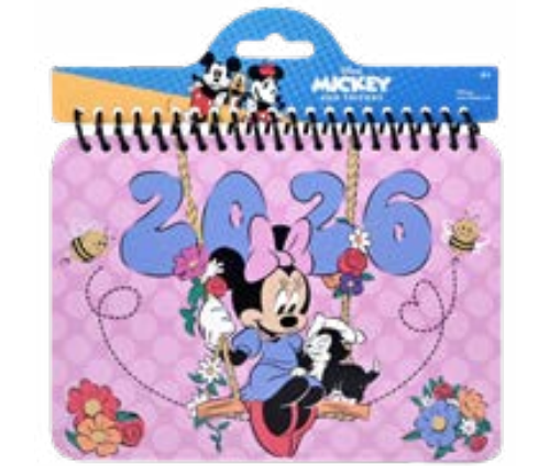 Disney Minnie 2026 Cool Pink Autograph Book