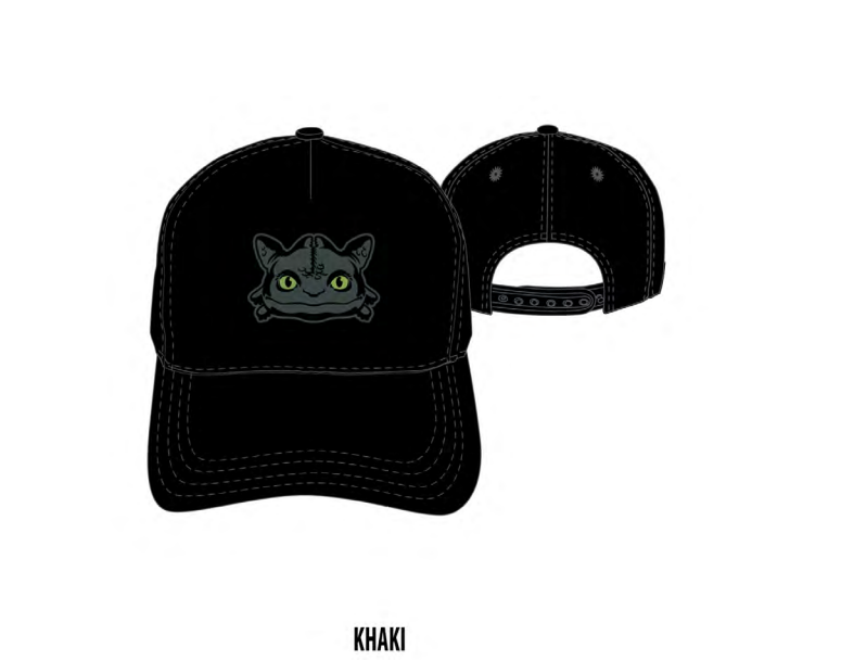 Httyd Toothless Raised Embroidery Patch Baseball Hat