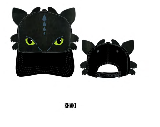 Httyd Live Action Toothless PU 3D Horns Hat