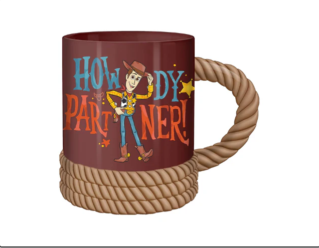 Toy Story Woody Howdy Partner Ceramic 3D Sculpted Mug