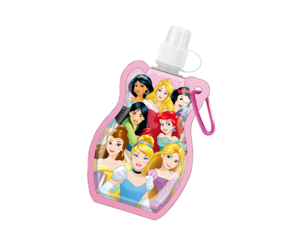 Pink Princess Group  Flat Water Bottle