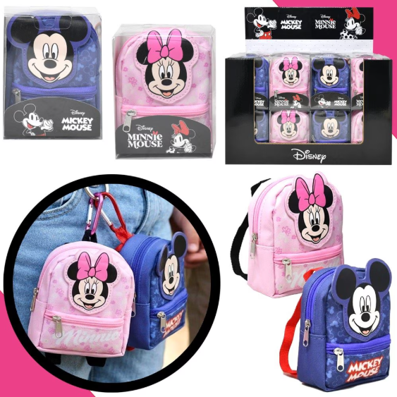 Disney Mickey & Minnie Micro Mini Backpack Asst. 1pc