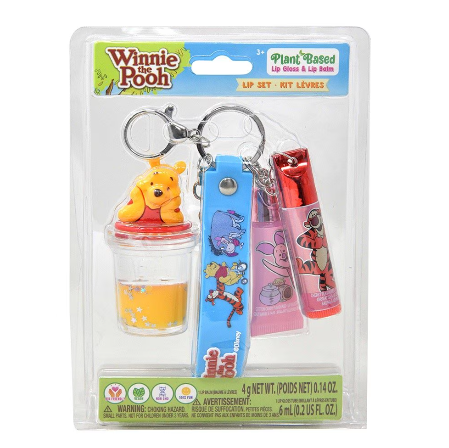 Pooh Keychain Set on Card