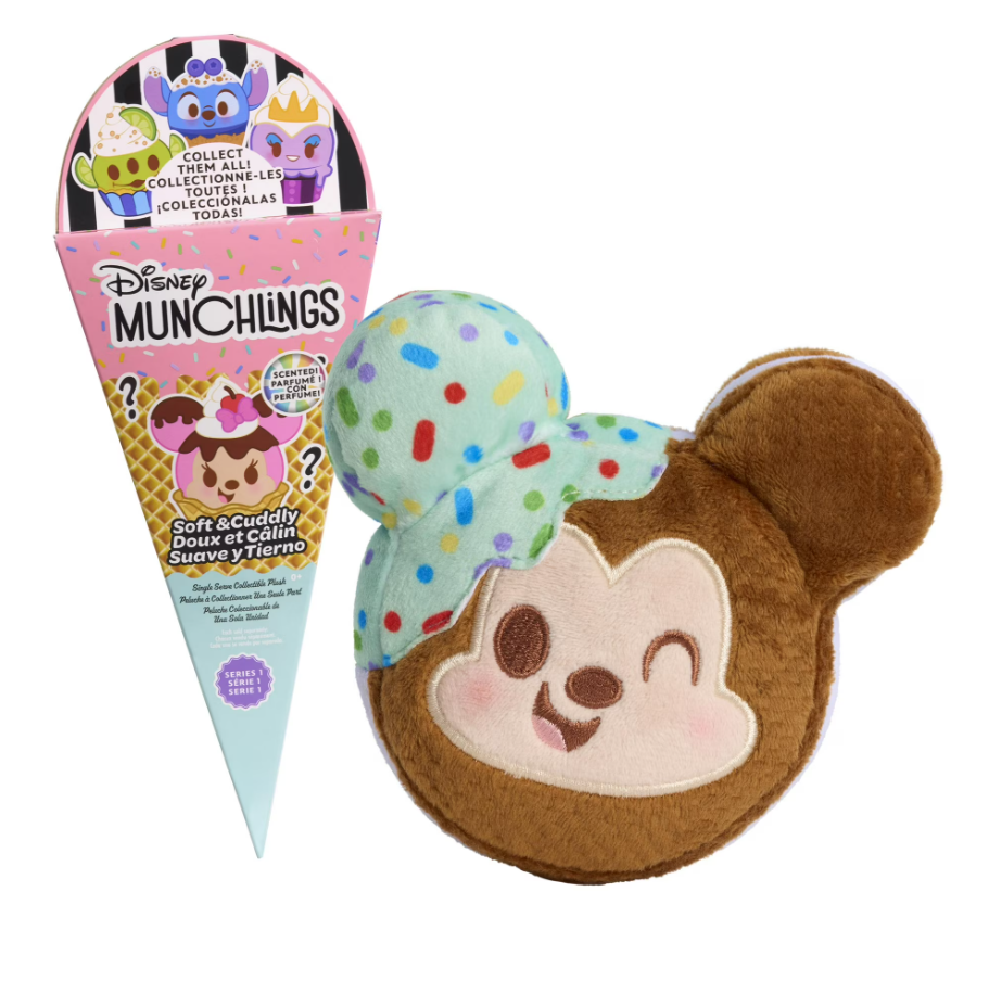 Disney Munchlings Single Serve Scented 4.5" Plush Blind Box Series 1