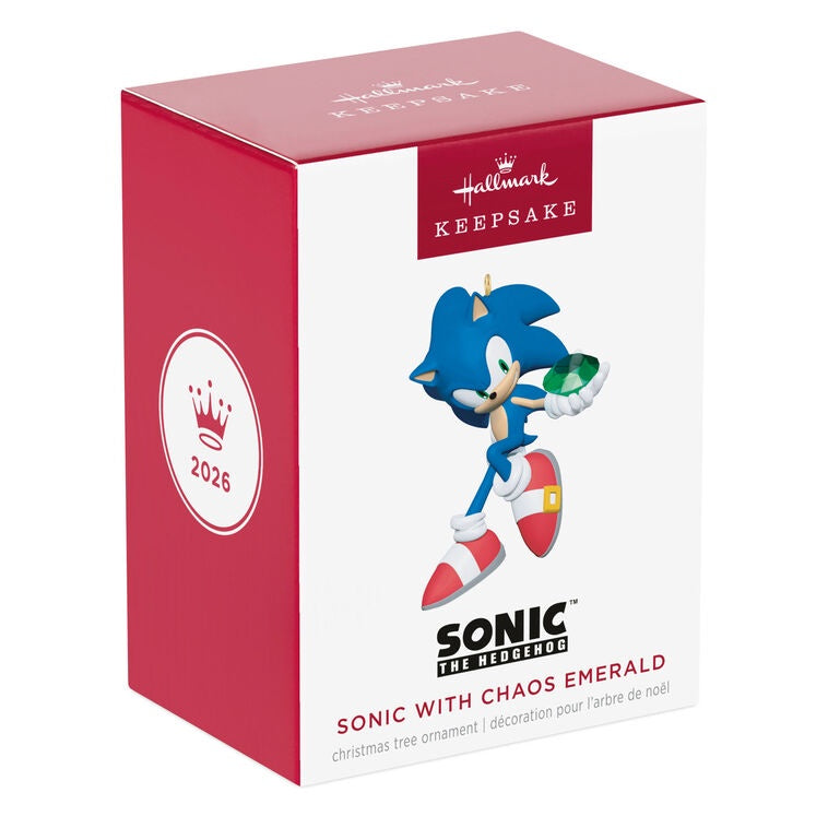 Sonic the Hedgehog™ Sonic With Chaos Emerald Ornament