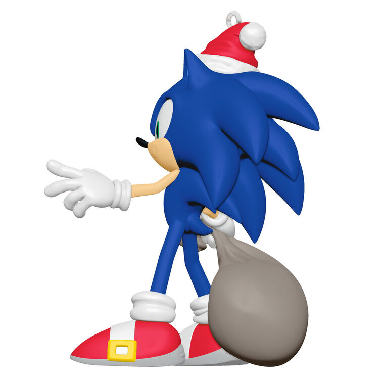 Hallmark Keepsake Christmas Ornament 2024, Sonic the Hedgehog Santa Sonic, Gifts for Gamers