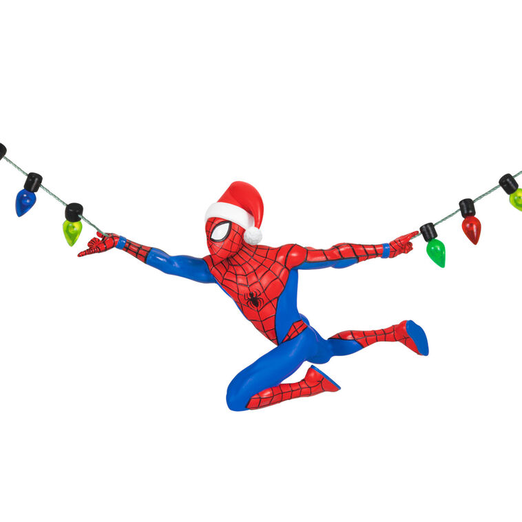 Hallmark Keepsake Christmas Ornament 2024, Marvel Spider-Man Holidays in Full Swing, Gifts for Marvel Fans