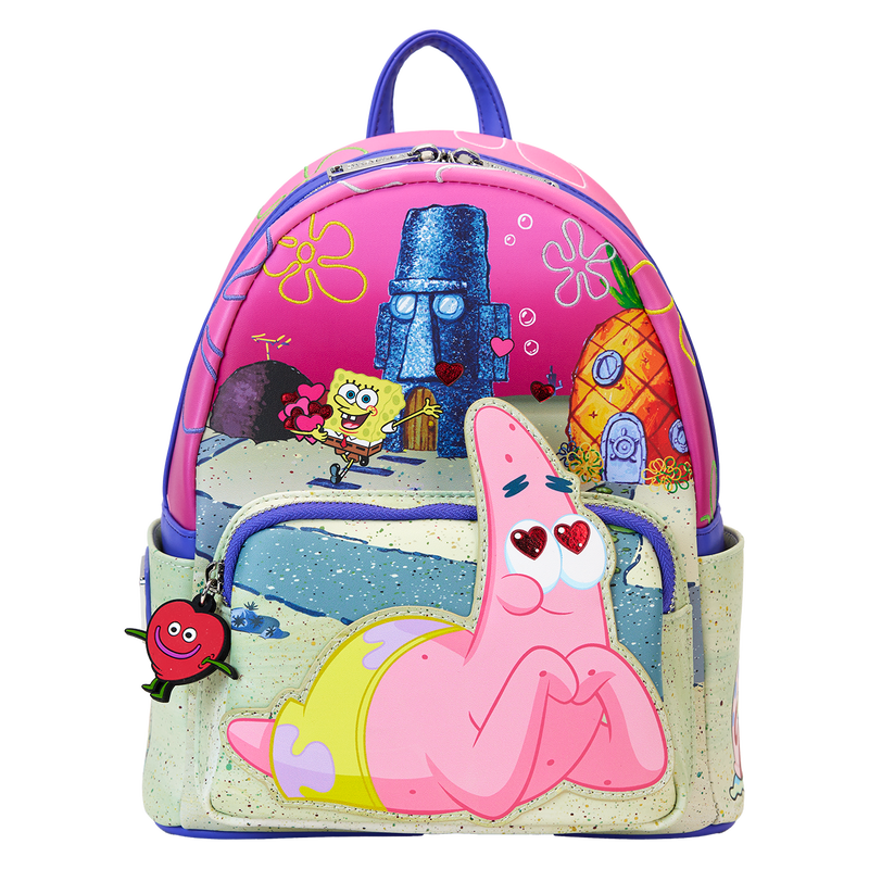 Loungefly SpongeBob and Patrick Valentine's Day Mini Backpack