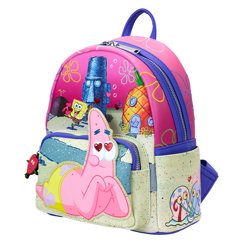 Loungefly SpongeBob and Patrick Valentine's Day Mini Backpack