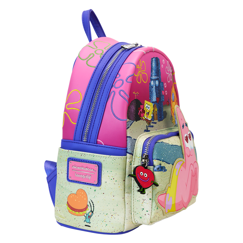 Loungefly x SpongeBob 20th Anniversary Patrick Mini Backpack Amazon.com | Loungefly x SpongeBob SquarePants 20th  main image 4