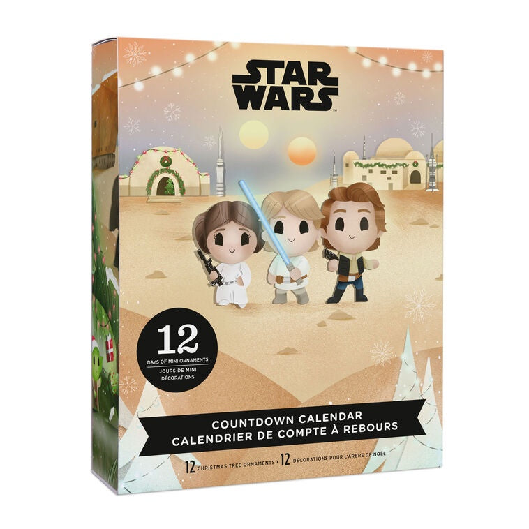 Star Wars™ Hallmark Countdown Calendar Box With 12 Mini Ornaments