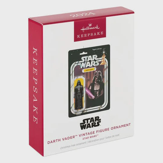 Hallmark Keepsake Christmas Ornament 2024, Star Wars Darth Vader Vintage Figure, Gifts for Star Wars Fans