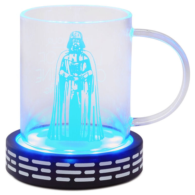 Star Wars Darth Vader Holographic Light-Up Mug With Base, 13 oz.