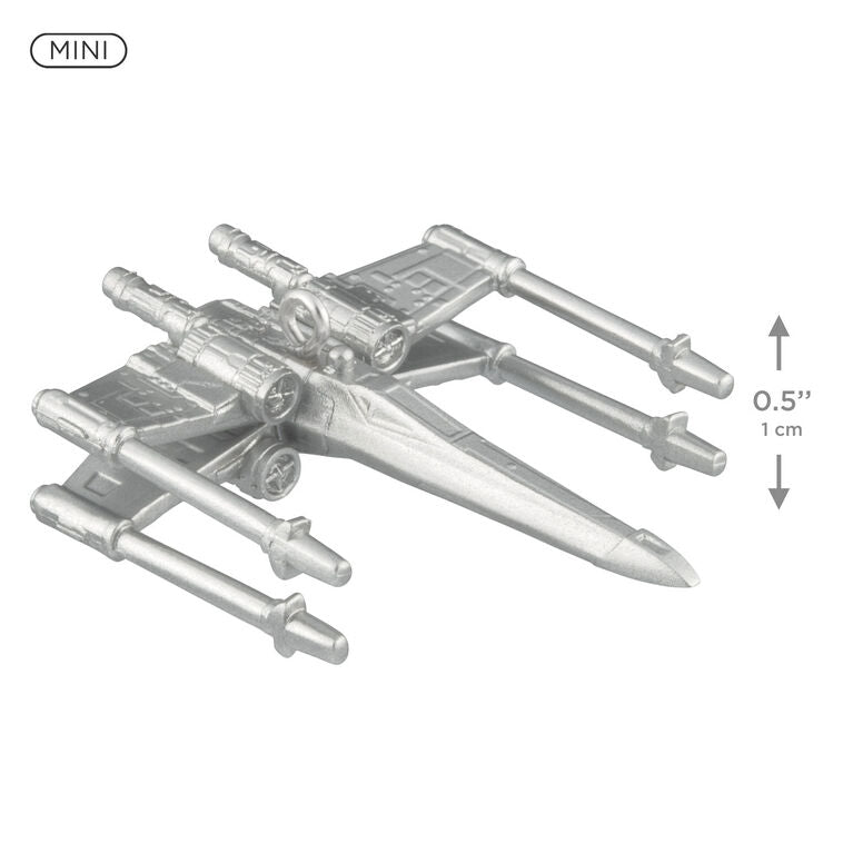 Mini Star Wars X-Wing Starfighter Ornament, 0.5"