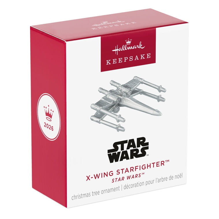 Mini Star Wars X-Wing Starfighter Ornament, 0.5"