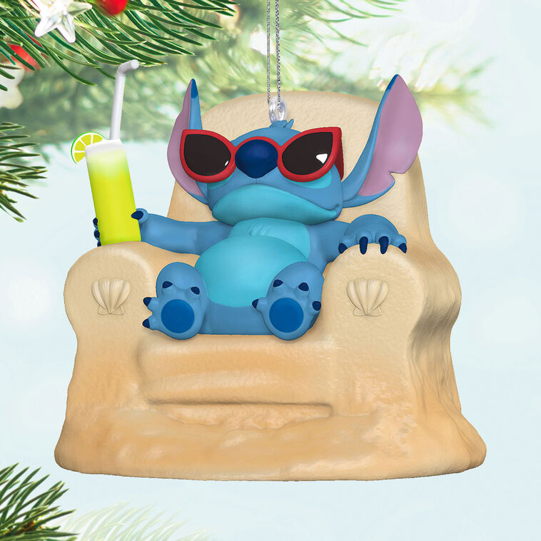 Hallmark Keepsake Christmas Ornament 2024, Disney Lilo & Stitch Sun-Kissed Stitch, Gifts for Disney Fans