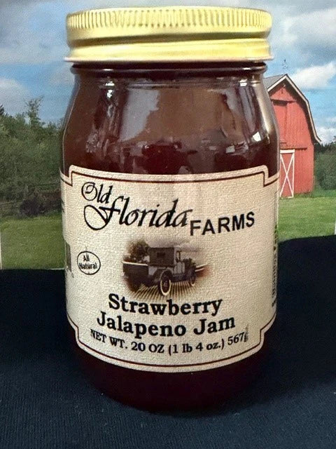 Old Florida Farm Strawberry Jalapeno Jam