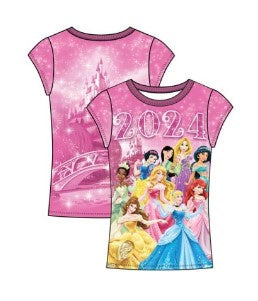 Disney 2024 Princess Girls Sub Baby Tee