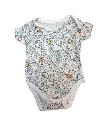 Disney Toy Story Baby Bodysuit White