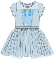 Blue Cinderella Toddler Girl Cosplay Dress Blue Cinderella Toddler Girl Cosplay Dress