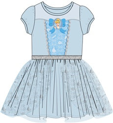 Blue Cinderella Toddler Girl Cosplay Dress