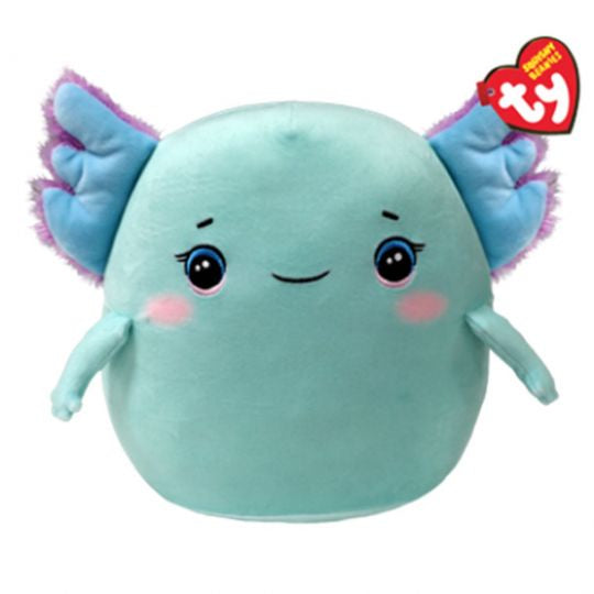 TY Charlie the Axolotl Squish-A-Boos Plush 10in