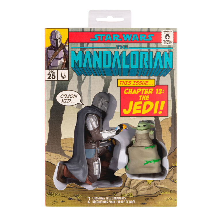 Hallmark Star Wars: The Mandalorian and Grogu Christmas Ornaments, Set of 2, May The 4th