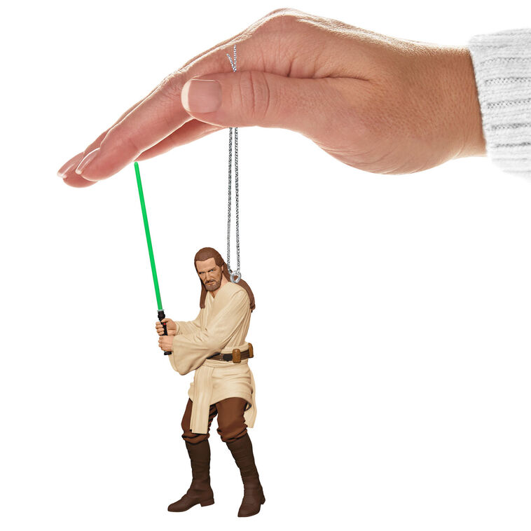 Hallmark Keepsake Christmas Ornament 2024, Star Wars: The Phantom Menace 25th Anniversary Qui-Gon Jinn, Gifts for Star Wars Fans