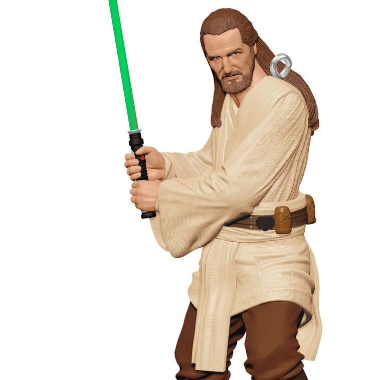 Hallmark Keepsake Christmas Ornament 2024, Star Wars: The Phantom Menace 25th Anniversary Qui-Gon Jinn, Gifts for Star Wars Fans