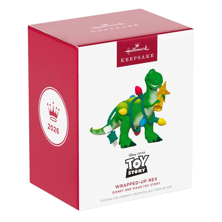Disney/Pixar Toy Story Wrapped-Up Rex Ornament
