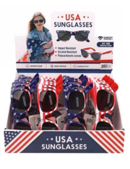 USA Sunglasses Assrt - 1pc