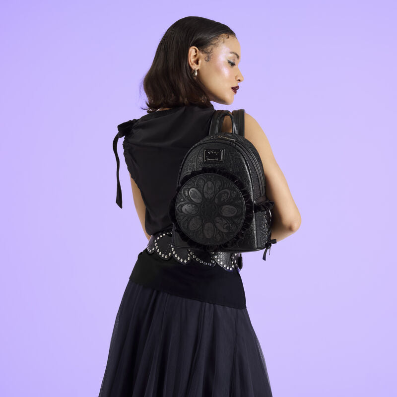 Disney Loungefly Home Villains Stained Glass Mini Backpack