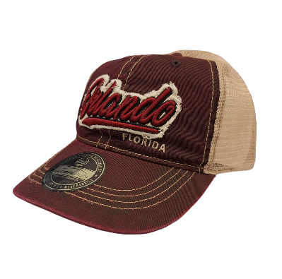 Vintage Trucker Orlando Red