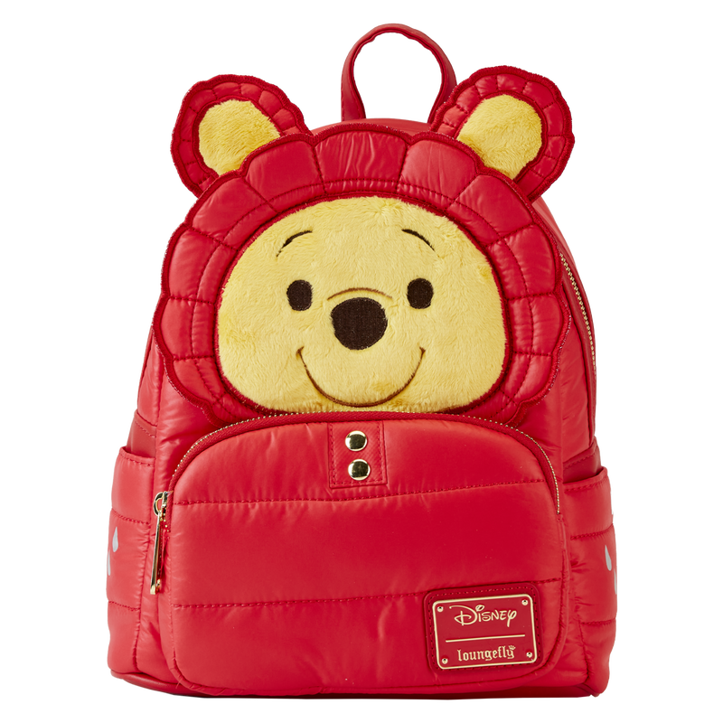 Disney Winnie The Pooh Rainy Day Puffer-Jacket Cosplay Mini Backpack