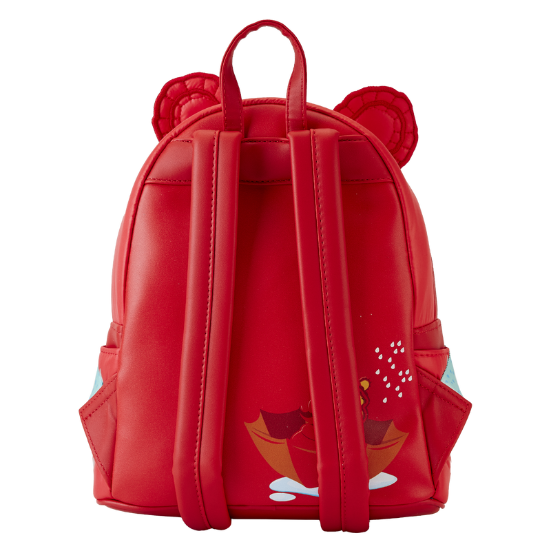 Disney Winnie The Pooh Rainy Day Puffer-Jacket Cosplay Mini Backpack