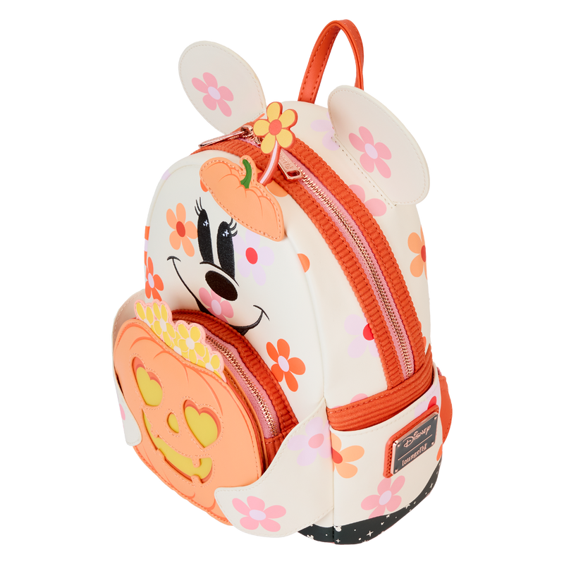 Minnie Mouse Floral Ghost Cosplay Light Up Glow Mini Backpack