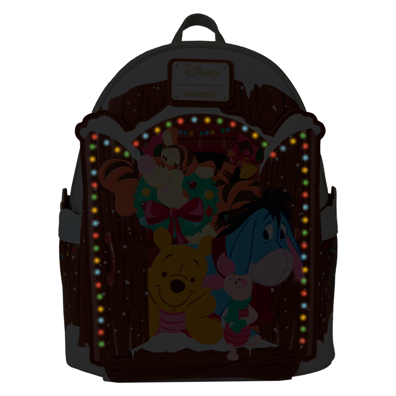 Winnie The Pooh & Friends Christmas Greetings Light Up Mini Backpack