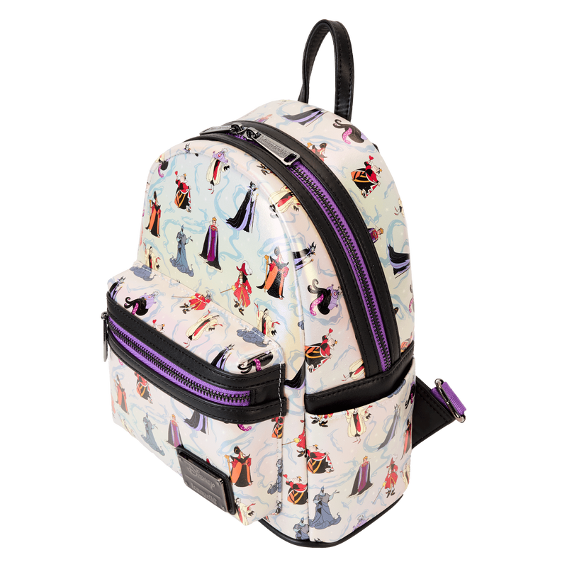 Disney Villains Iridescent All-Over Print Mini Backpack