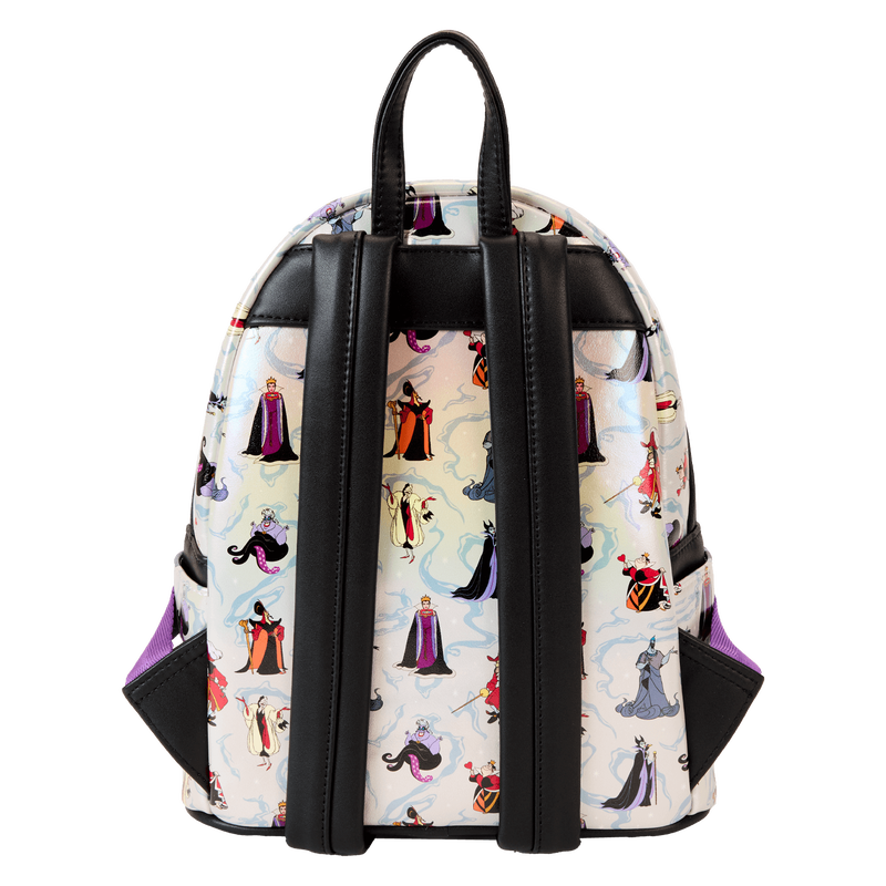 Disney Villains Iridescent All-Over Print Mini Backpack