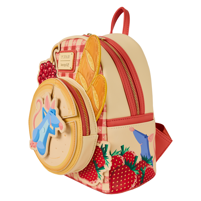 Loungefly Disney Pixar Scented Ratatouille Remy On Cheese Mini Backpack