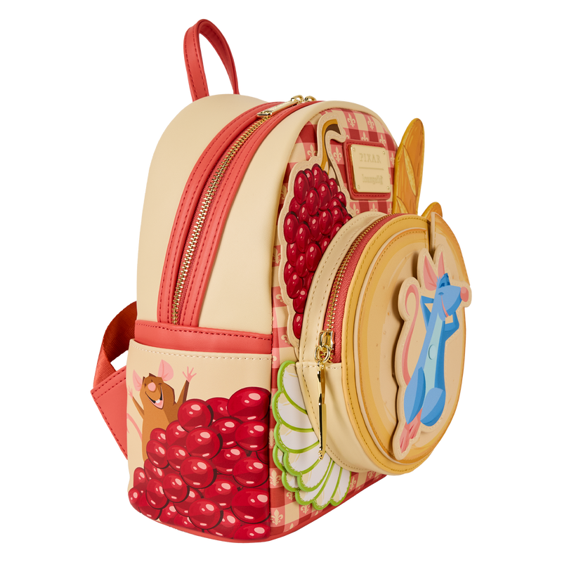 Loungefly Disney Pixar Scented Ratatouille Remy On Cheese Mini Backpack
