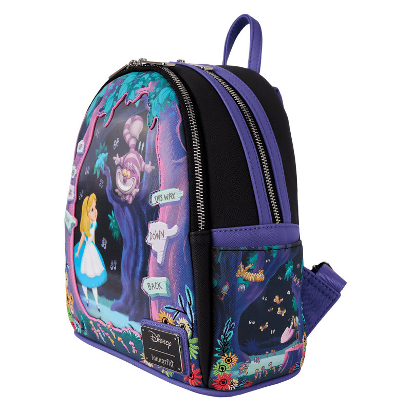 Alice In Wonderland Lost in Woods w/ Cheshire Cat Mini Backpack