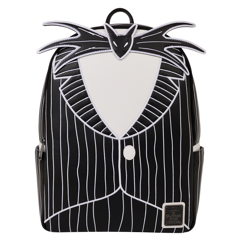 Disney NBC Jack Skellington Suit Glow-in-the-Dark Full Size Loungefly Backpack