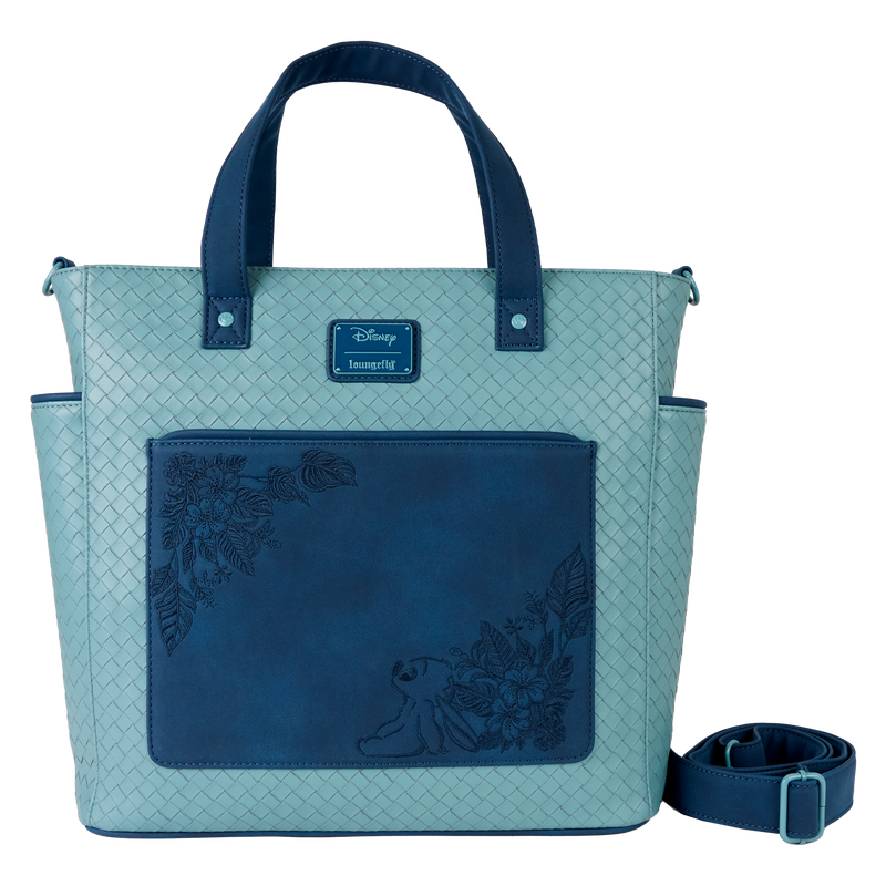 Stitch Embroidered Floral  Tote  Bag