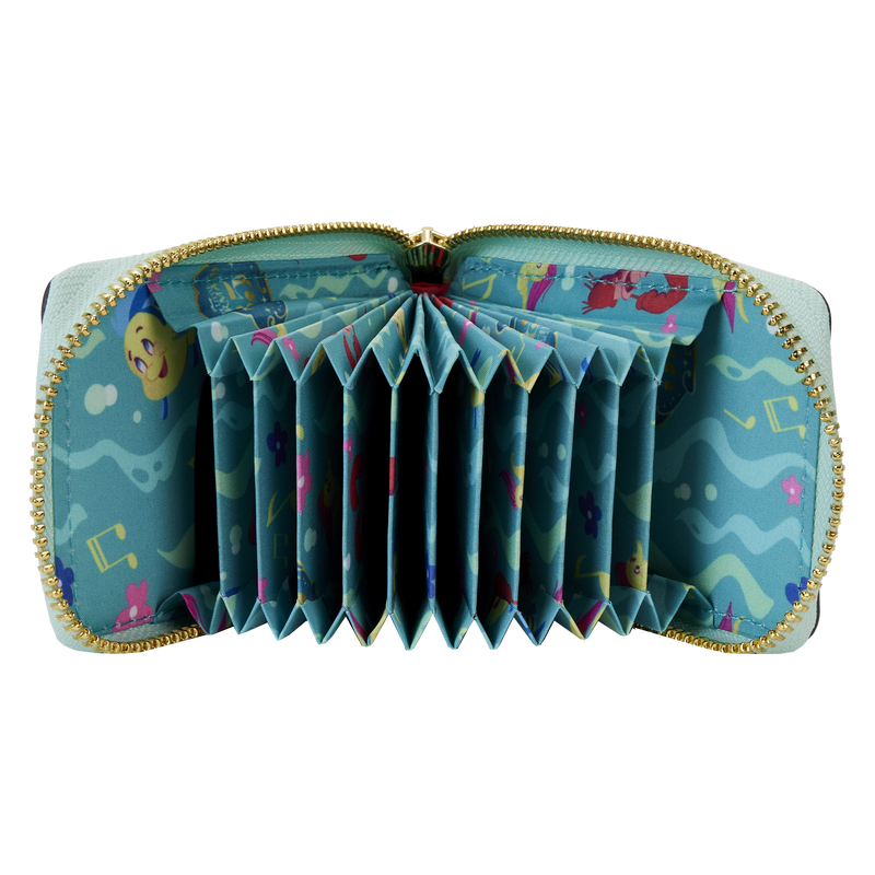 The Little Mermaid 35th Anniversary Accordion Zip-Around Wallet