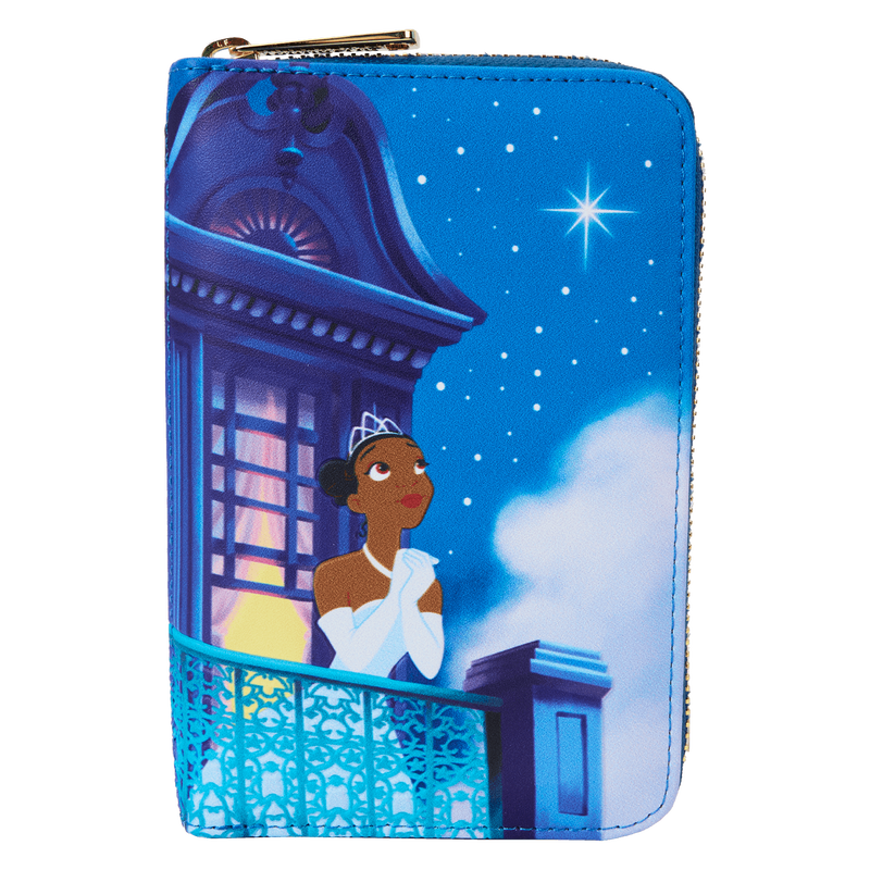 Princess & Frog 15th Anniversary Tiana Wishing Star Glow Zip Around Wallet