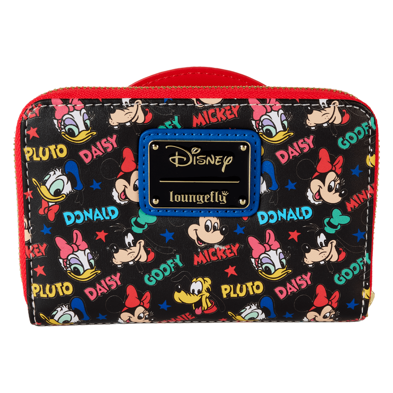 Disney Villains Iridescent All-Over Print Zip Around Wallet